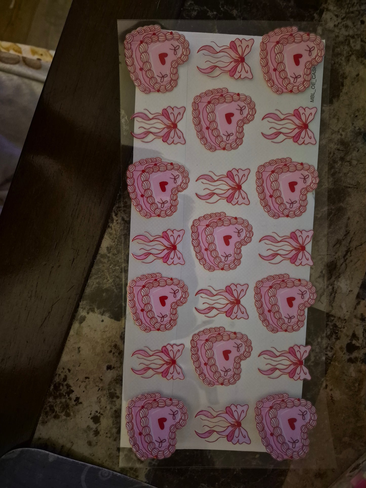 Bows and cake