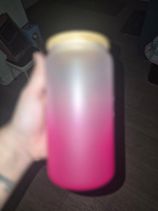 Rose pink ombre