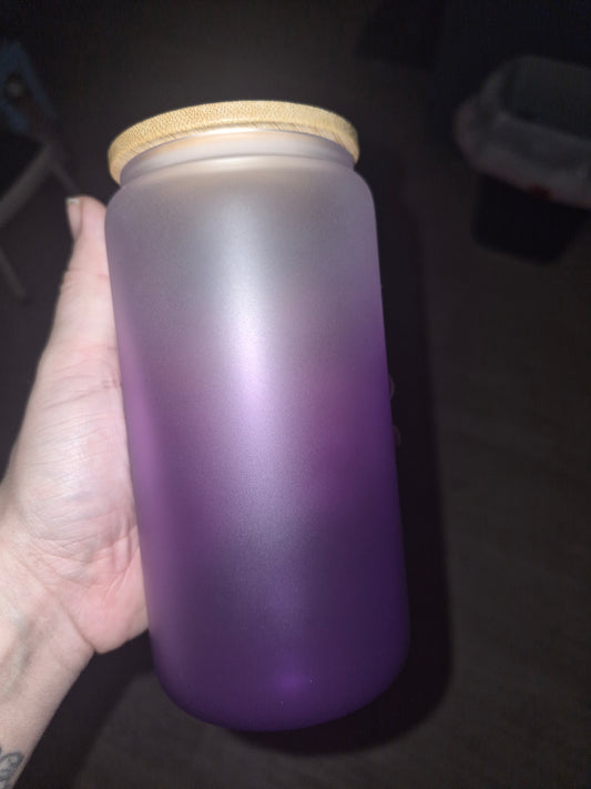 Purple ombre cup