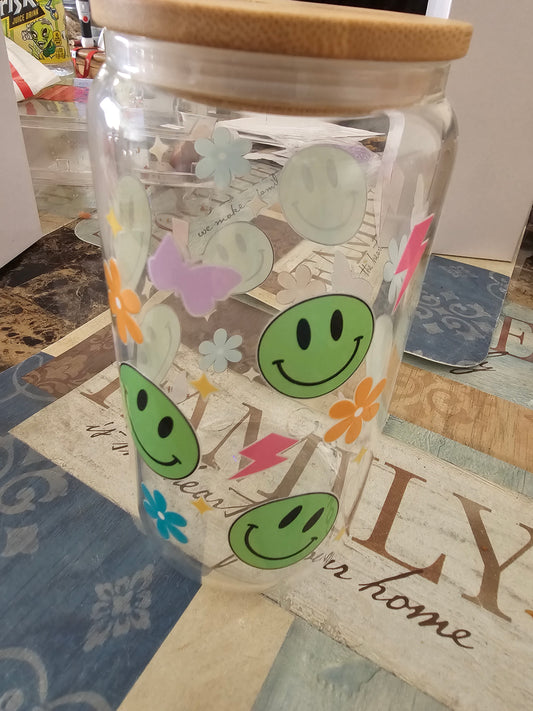 Happy faces (ready cup for pickup)